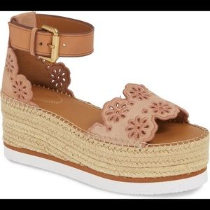 See by Chloe Glyn Wedge Espadrille Sandal